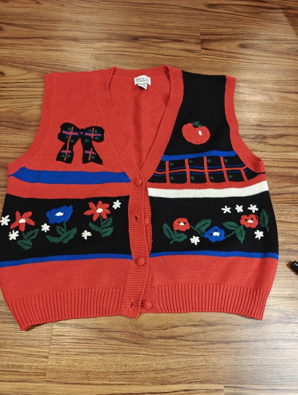 Vintage Teachercore Y2K Sweater Vest Fall